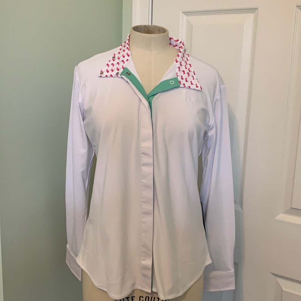 Ovation Ellie Child’s Tech Show Shirt. Size 18
